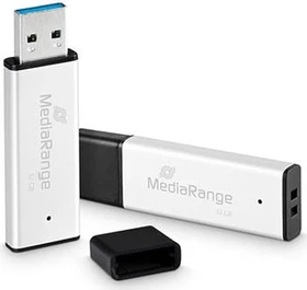 MediaRange USB 3.0 Performance Aluminium 32GB, USB-A, USB 3.2 Gen 1×1