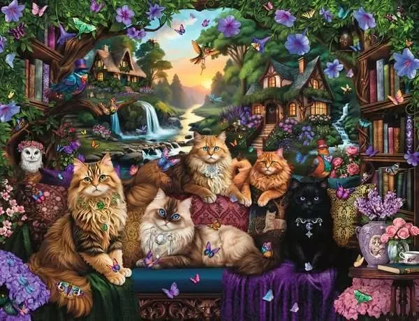 Ravensburger Cat Tail Cottage