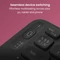Contour Design Balance Mid-Size Compact Wireless Keyboard, schwarz, USB/Bluetooth, DE Vorschaubild