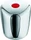 Kludi Terraluxgriff Warmwasser chrom (7636105-00)