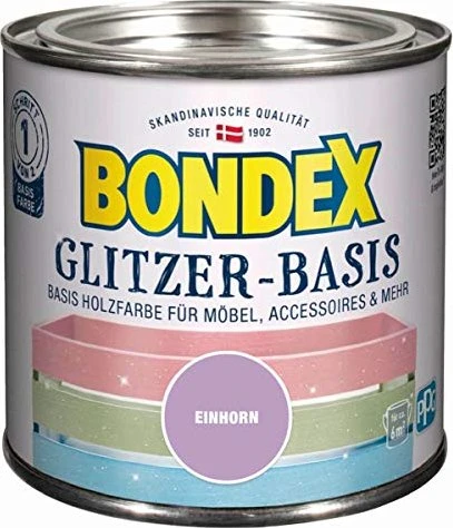 Bondex Glitzer-Basis Holzfarbe innen einhorn, 500ml