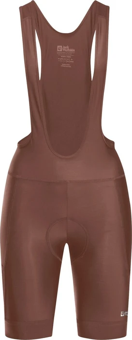 Jack Wolfskin Morobbia Bib Shorts Fahrradhose kurz dark rust (Damen)