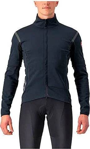 Castelli Perfetto RoS 2 Convertible Fahrradjacke light black/black reflex (Herren)