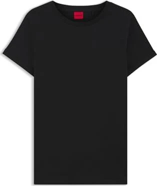 Hugo Boss The Plain Tee T-Shirt kurzarm schwarz (Damen)