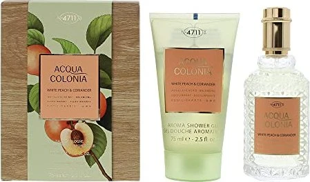 4711 Acqua Colonia White Peach & Coriander EdC 50ml + Duschgel 75ml Duftset