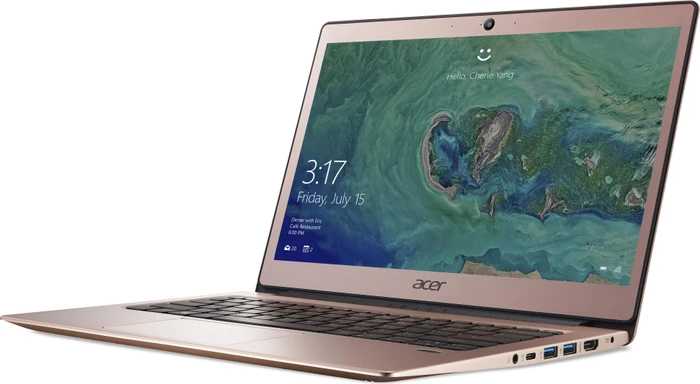 Acer Swift 1 SF113-31-P4MS, Pink, Pentium N4200, 4GB RAM, 128GB SSD, DE