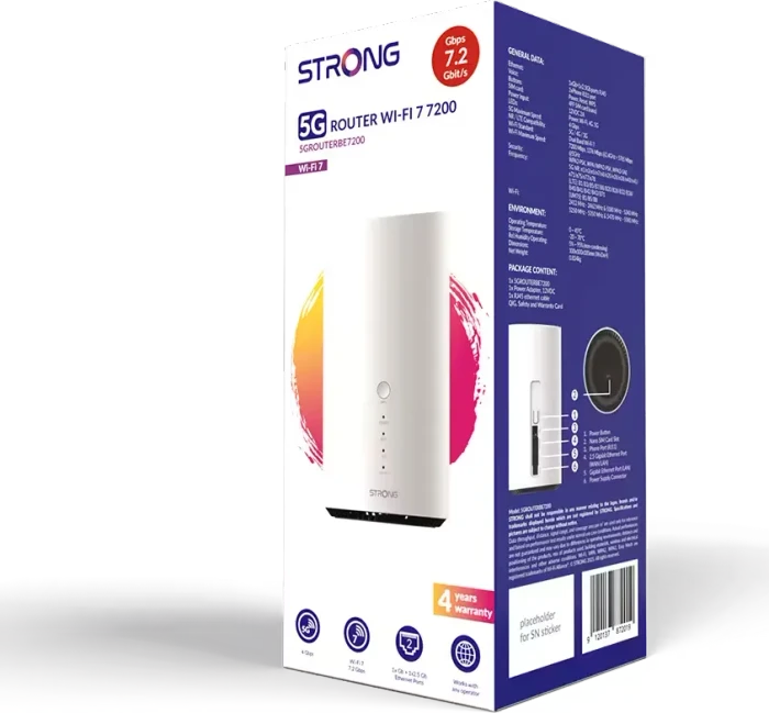 Strong Airhome 1950, Router, 5G, BE7200