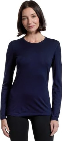 Icebreaker Merino 200 Oasis Crewe Funktionsshirt langarm midnight navy (Damen)