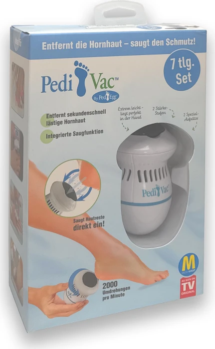 Mediashop PediVac Elektrischer Hornhautentferner