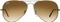 Ray-Ban RB3025 Aviator Gradient 55mm silber/braun Vorschaubild