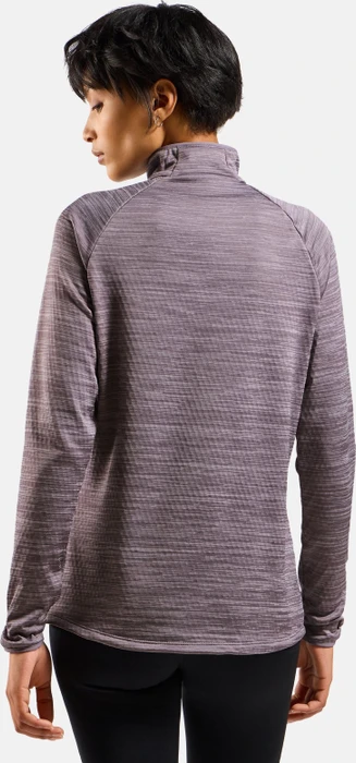 Odlo Run Easy Laufshirt langarm gray ridge melange (Damen)