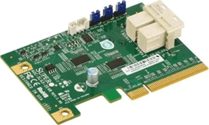Supermicro AOC-SLG3-2E4R, PCIe 3.0 x8