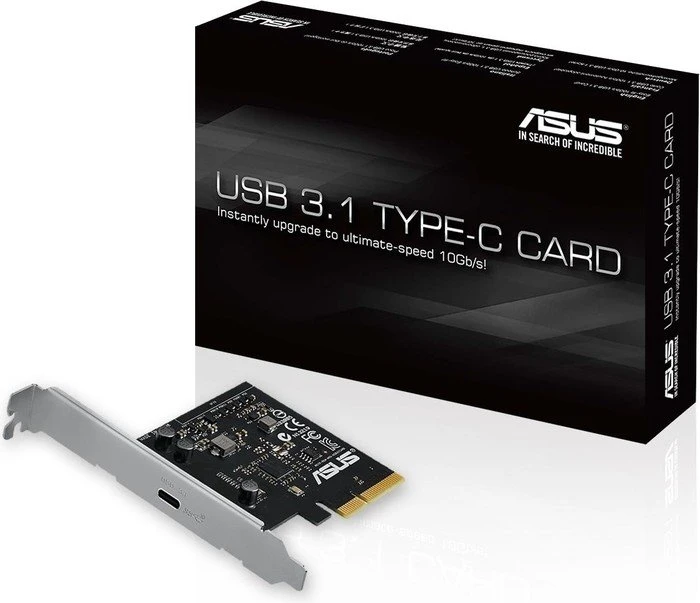 ASUS USB 3.1 Type-C Card, 1x USB-C 3.1, PCIe 2.0 x4