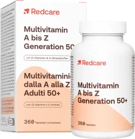 Redcare Multivitamin A bis Z Generation 50+ Tabletten, 360 Stück