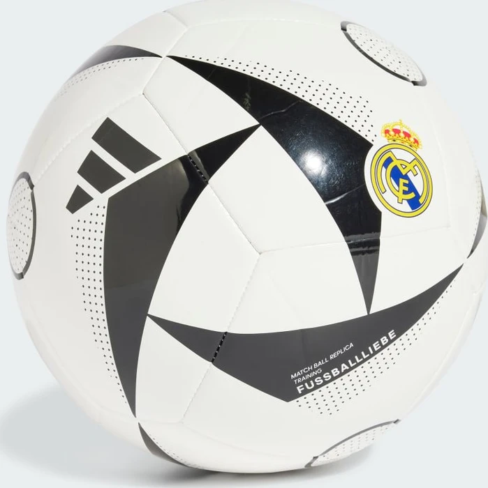 adidas Real Madrid Home Club Fußball white/black/sky tint