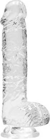 Shots Toys RealRock Crystal Clear Dildo 6"