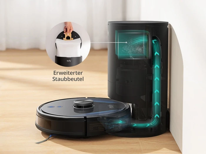 eufy LR30 Hybrid+ Saug-/Wischroboter schwarz inkl. Absaugstation