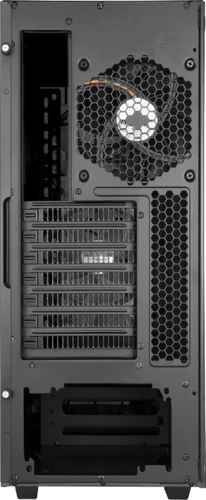 SilverStone Redline Series RL06 GP schwarz/rot, Glasfenster, Lüfter LED rot