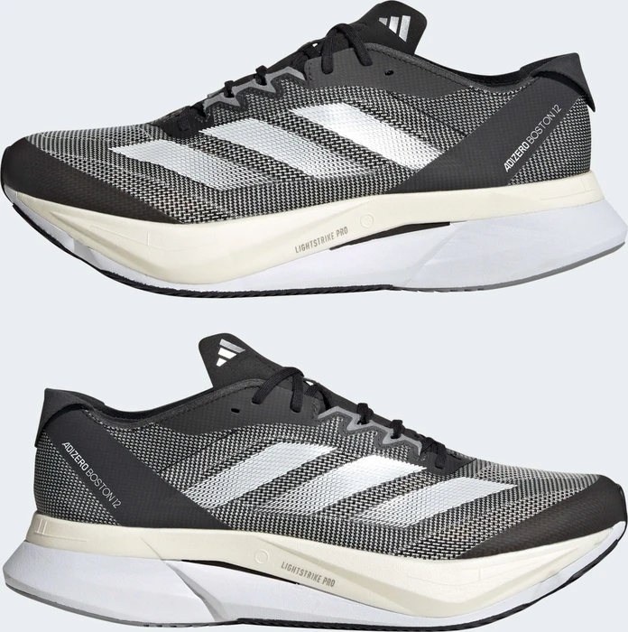 adidas Adizero Boston 12 core black/cloud white/carbon (Herren)