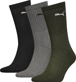 Puma Crew Socken green combo, 3 Paare (Herren)