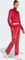 adidas Glam Velvet Trainingsanzug active maroon (Damen) Vorschaubild