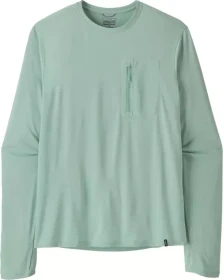 Patagonia Capilene Cool Sun Funktionsshirt langarm thermal blue/thin ice x-dye (Herren)