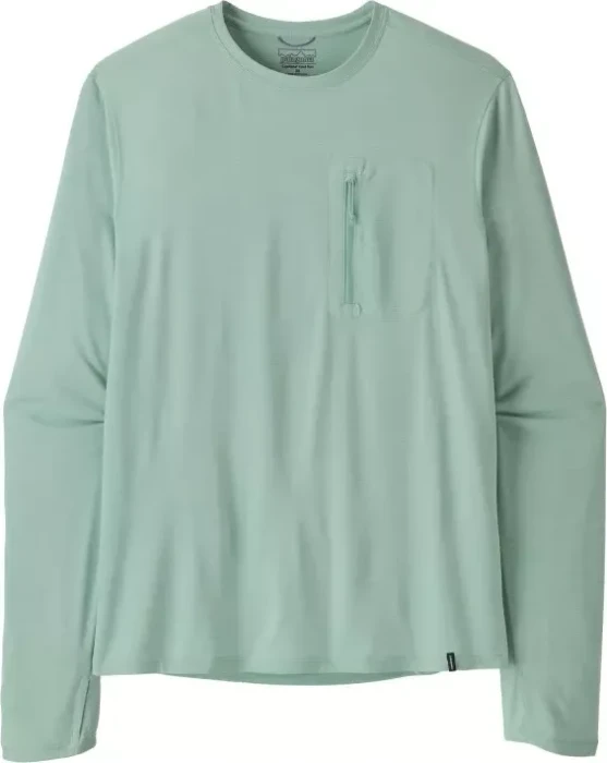 Patagonia Capilene Cool Sun Funktionsshirt langarm thermal blue/thin ice x-dye (Herren)