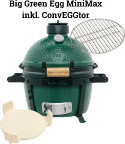 Big Green Egg MiniMax inkl. Egg Carrier + Zubehör