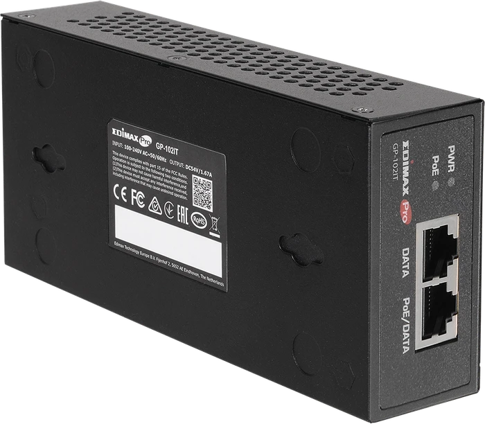 Edimax Desktop Gigabit PoE-Injektor, 2x RJ-45, 60W PoE++