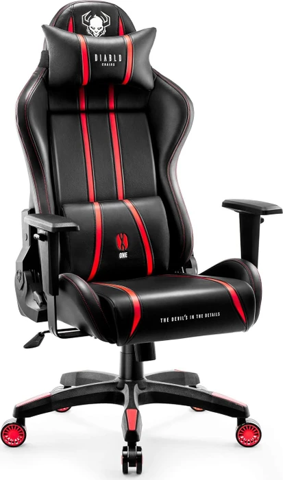 Diablo Chairs X-One 2.0 King Gamingstuhl, schwarz/rot