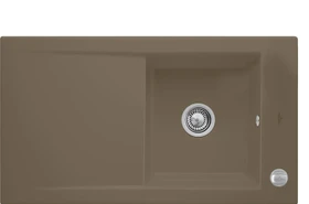 Villeroy & Boch Timeline 50 Einbau Becken reversibel mit Ablauffernbedienung timber
