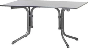 Sieger Boulevard vivodur Klapptisch 140x90cm eisengrau/schieferdekor anthrazit