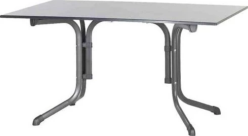 Sieger Boulevard vivodur Klapptisch 140x90cm eisengrau/schieferdekor anthrazit