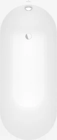 Villeroy & Boch Oberon Rechteck-Badewanne 160x75cm, stone white