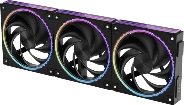 Zalman ZM-DF120 A3, schwarz, 124mm, 3er-Pack