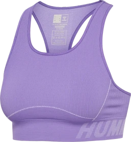 hummel Christel Sport-BH paisley purple/lavender melange (Damen)