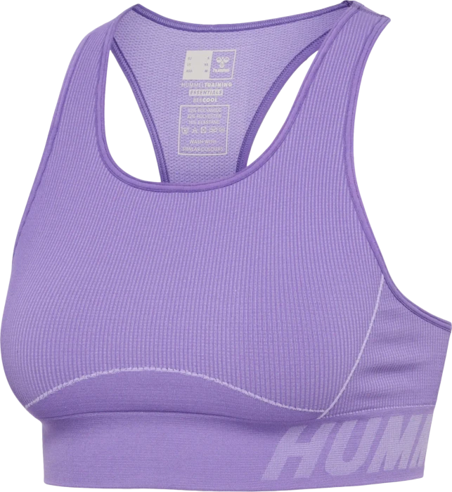 hummel Christel Sport-BH paisley purple/lavender melange (Damen)