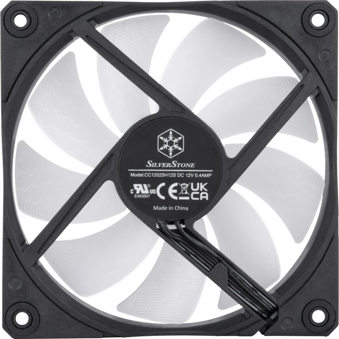 SilverStone Shark Force 120 ARGB, schwarz, 120mm