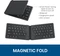 Perixx Periboard-805 ERGO faltbare-Tastatur, schwarz, Bluetooth, US Vorschaubild