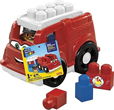 Mattel Mega Bloks Fisher-Price First Builders Freddy das Feuerwehrauto