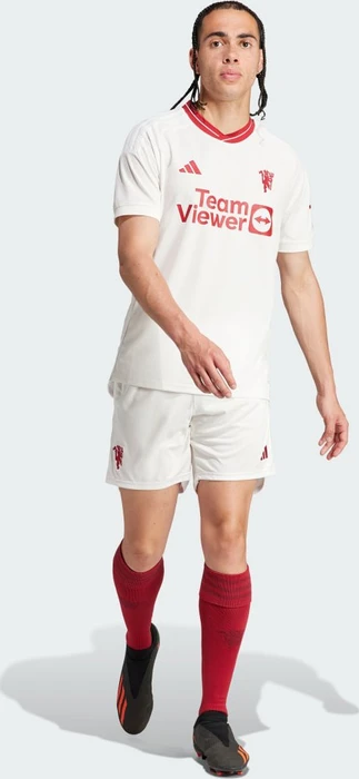 adidas Manchester United 2023/2024 Ausweichshorts cloud white (Herren)