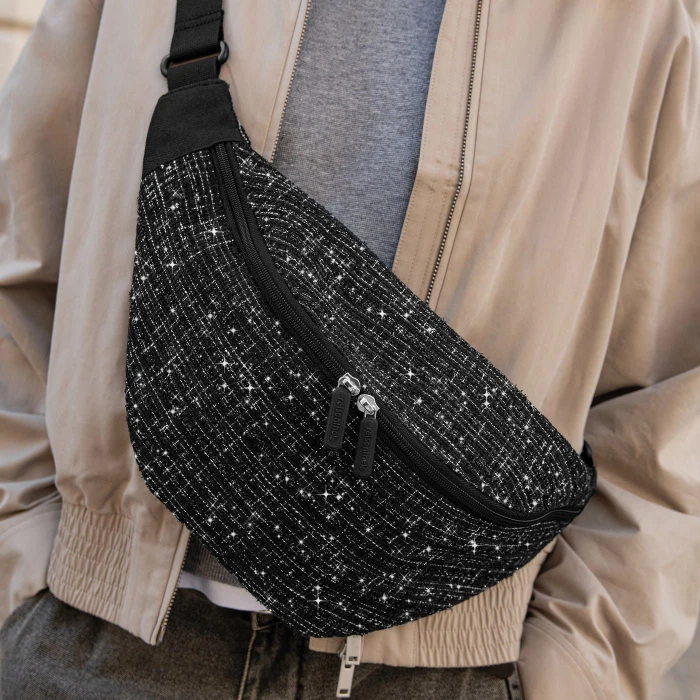 Reisenthel city Bauchtasche bouclé black