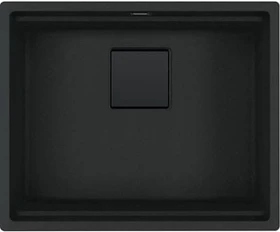 Franke Kubus 2 KNG 110-62 Unterbau Becken mittig mit Ablauffernbedienung black matt