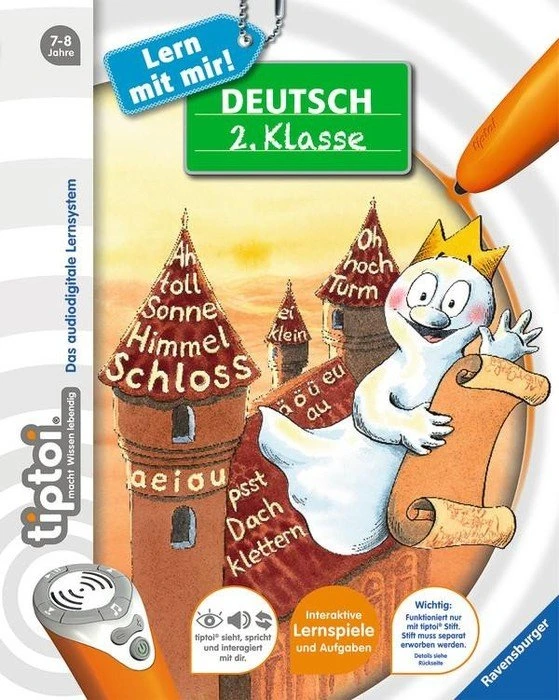 Ravensburger tiptoi Buch: Lern mit mir! Deutsch 2. Klasse