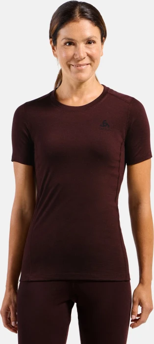 Odlo Natural Merino 200 Baselayer Funktionsshirt kurzarm fudge (Damen)