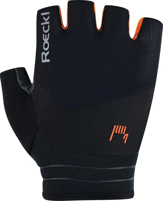 Roeckl Bonau Fahrradhandschuhe schwarz/orange