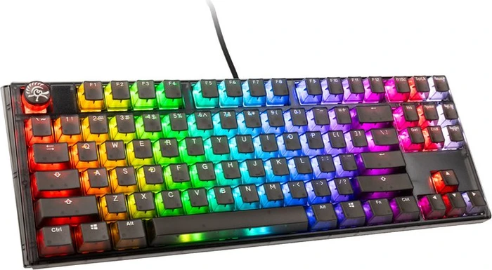 Ducky One 3, Aura Black, TKL, LEDs RGB, MX SPEED RGB Silver, USB, US