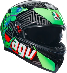 AGV K3 E2206 Kamaleon schwarz/rot/grün