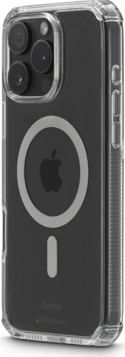 Hama Handyhülle MagCase Extreme Protect für Apple iPhone 16 Pro Max transparent