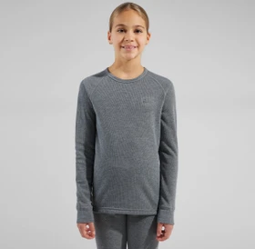 Odlo Klassisches Active Warm Base Layer Set grey melange (Junior)